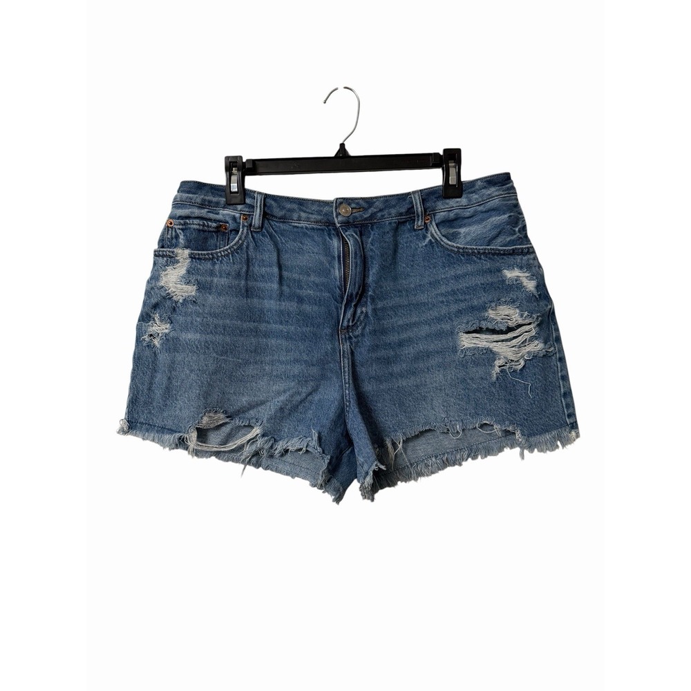 House Of Harlow 1960 Distressed Denim Cutoff Shorts Size 32 Festival